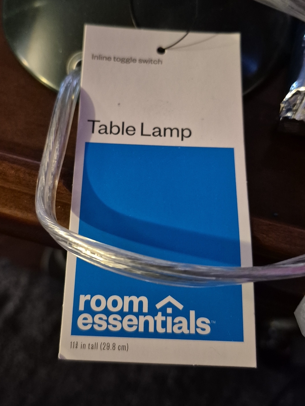 Room Essentials 11.9 Inch Table Lamp - New - Picture 2 of 4